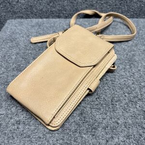 Time and Tru Women's Natalie Phone‎ Case Cellie Wallet on a String Hot Cocoa